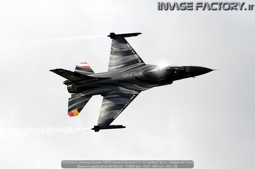 2019-09-07 Zeltweg Airpower 09979 General Dynamics F-16 Fighting Falcon - Belgian Air Force
